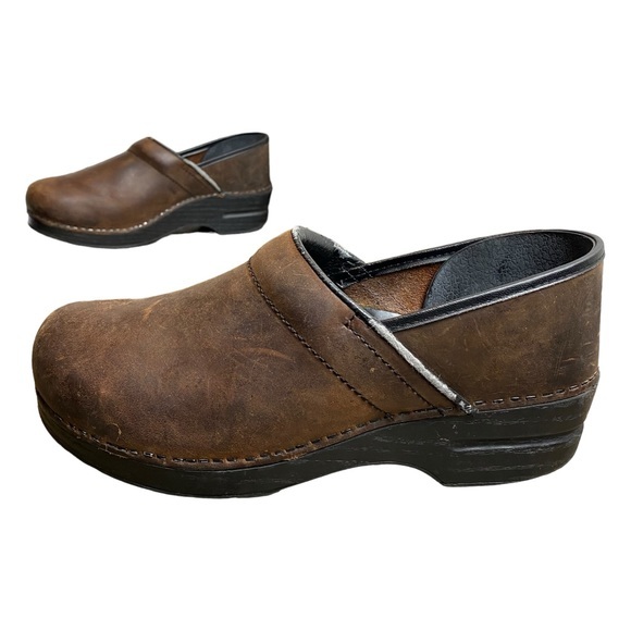 Dansko Shoes - Dansko Brown Slip On Nursing Clogs Size EU 40/US 9.5-10